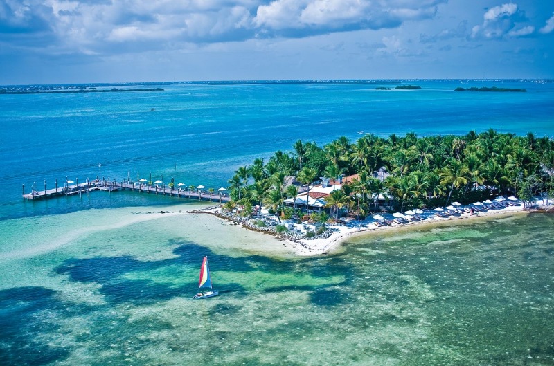 Little Palm Island Resort Spa aerial view