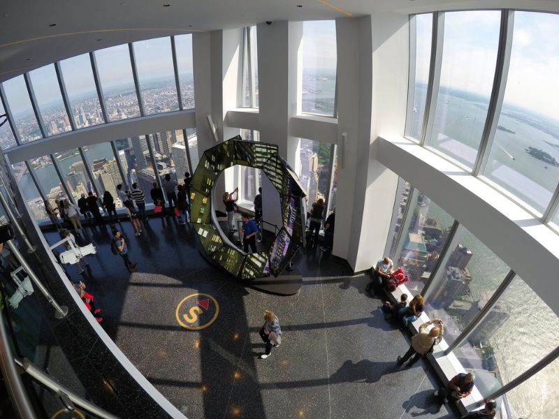 Visitors at One World Observatory