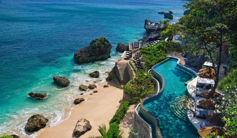 Aerial view of Ayana Resort Bali