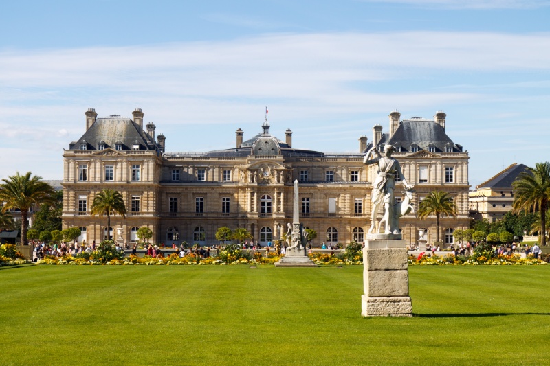 Palace in the Luxembourg Gardens, Paris, France