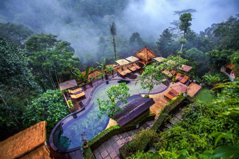 Aerial view of Nandini Jungle by Hanging Gardens