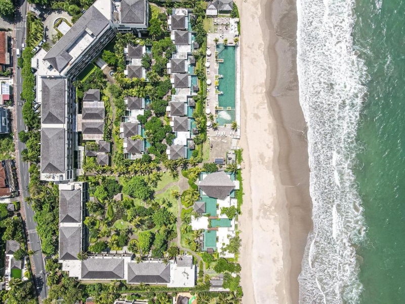 Aerial view of The Seminyak Beach Resort & Spa