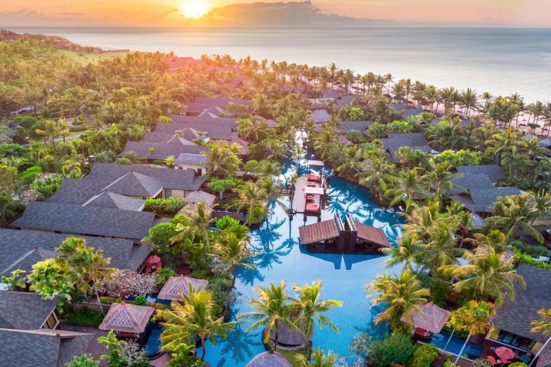 Aerial view of The St. Regis Bali Resort