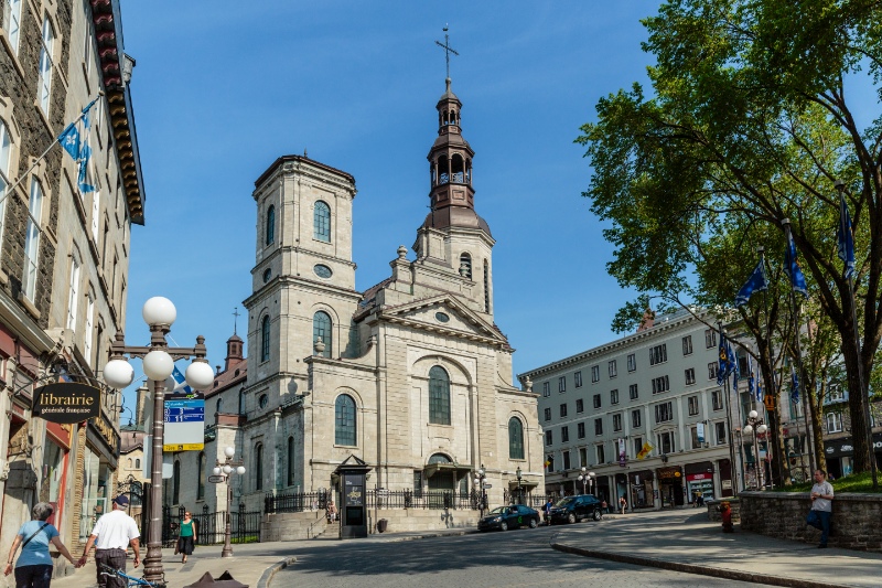 The Cathedral-Basilica of Notre-Dame in Quebec City
