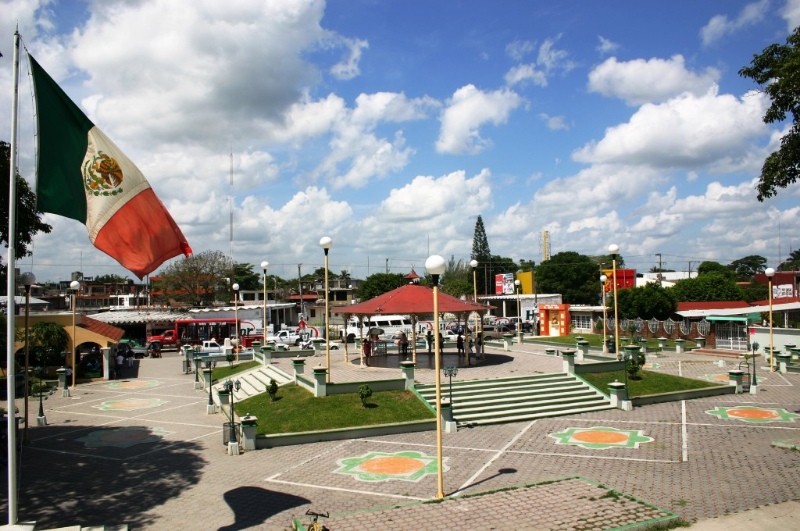 View of Benito Juarez Park in Mexico