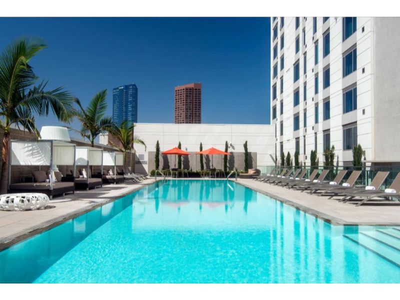 Immerse yourself in the pulse of the City of Angels at the Courtyard by Marriott Los Angeles L.A. LIVE.