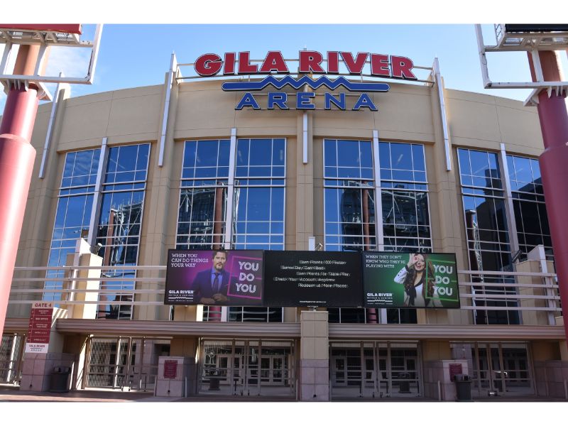 Another incredible attraction within the Westgate Entertainment District is the Gila River Arena
