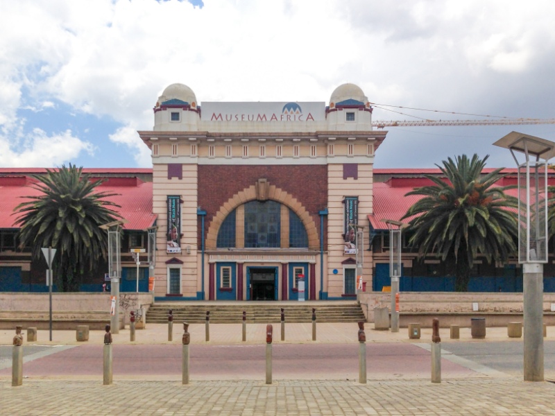 Museum Africa Building in Newtown, Johannesburg, South Africa. Museum Africa is Johannesburg's social and cultural history museum.