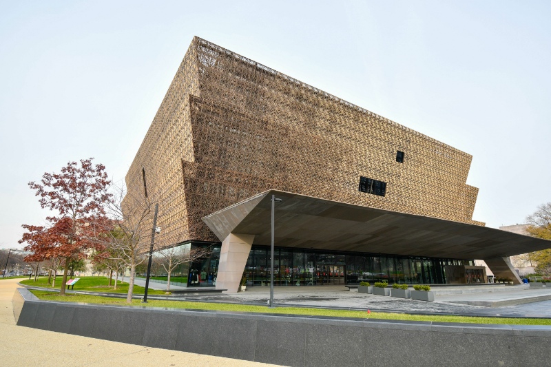 National Museum of African American History and Culture in the National Mall at Washington, DC