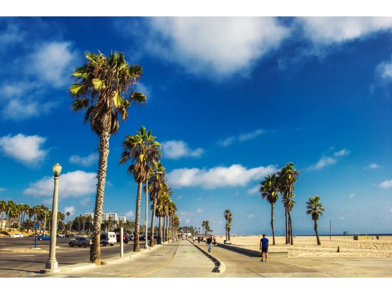 Venice Boardwalk, also known as the OceanFront Walk