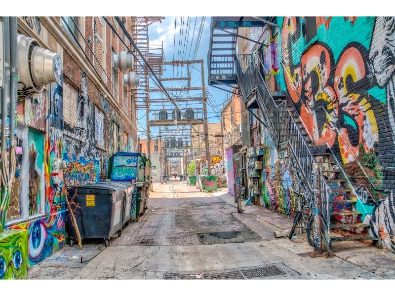 Nestled between buildings in downtown Rapid City, Art Alley offers a burst of creativity that both locals and tourists can enjoy.