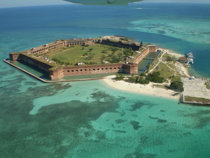 Dry Tortugas National Park: Reachable by boat or seaplane