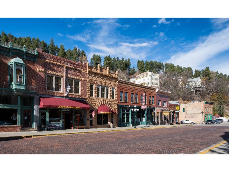 Deadwood's rich history comes to life through its well-preserved historical landmarks. One must-visit attraction is the Historic Main Street, which is lined with shops, signs, and various points of interest that showcase the city's colorful past.