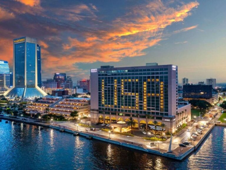 The19 Best Hotels in Jacksonville, Florida such as the Hyatt Regency Jacksonville Riverfront features world-class amenities and views