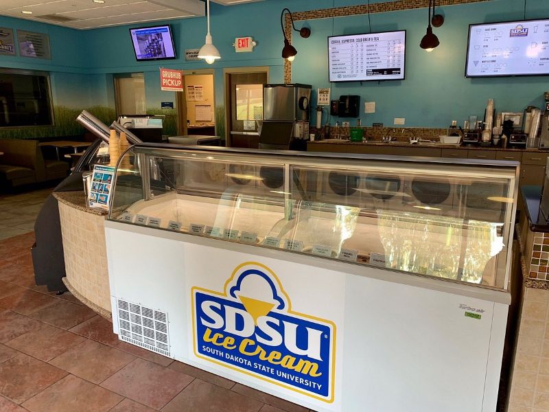 For dessert, make your way to the SDSU Dairy Bar located on the South Dakota State University campus.