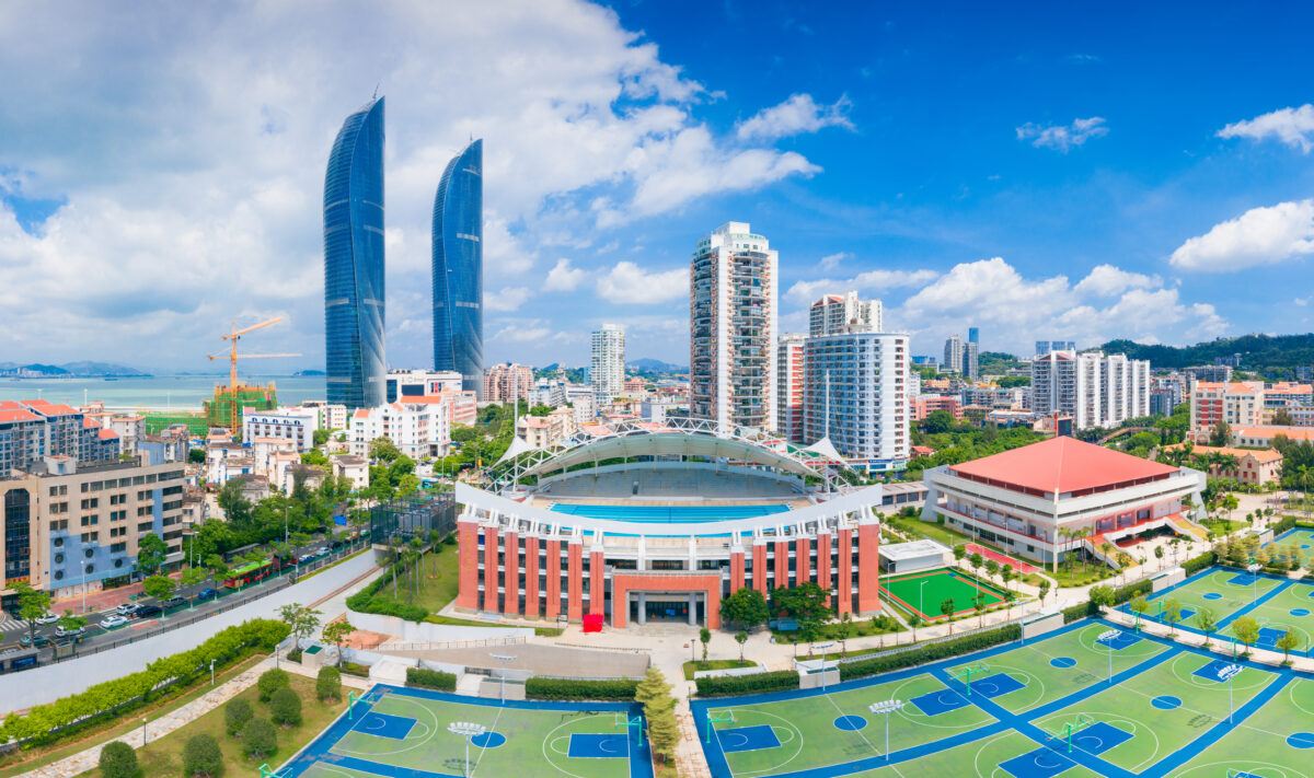 Scenery of Xiamen University in Fujian 
