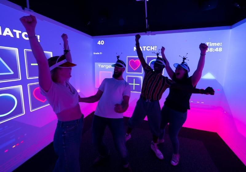 Immersive Gamebox - Victoria Gardens offers a modern twist on group gaming with state-of-the-art technology.