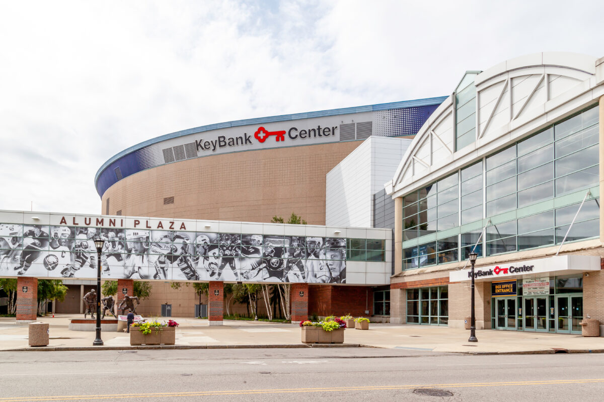 KeyBank Center in Buffalo, New York, USA. KeyBank Center is a multipurpose indoor arena.