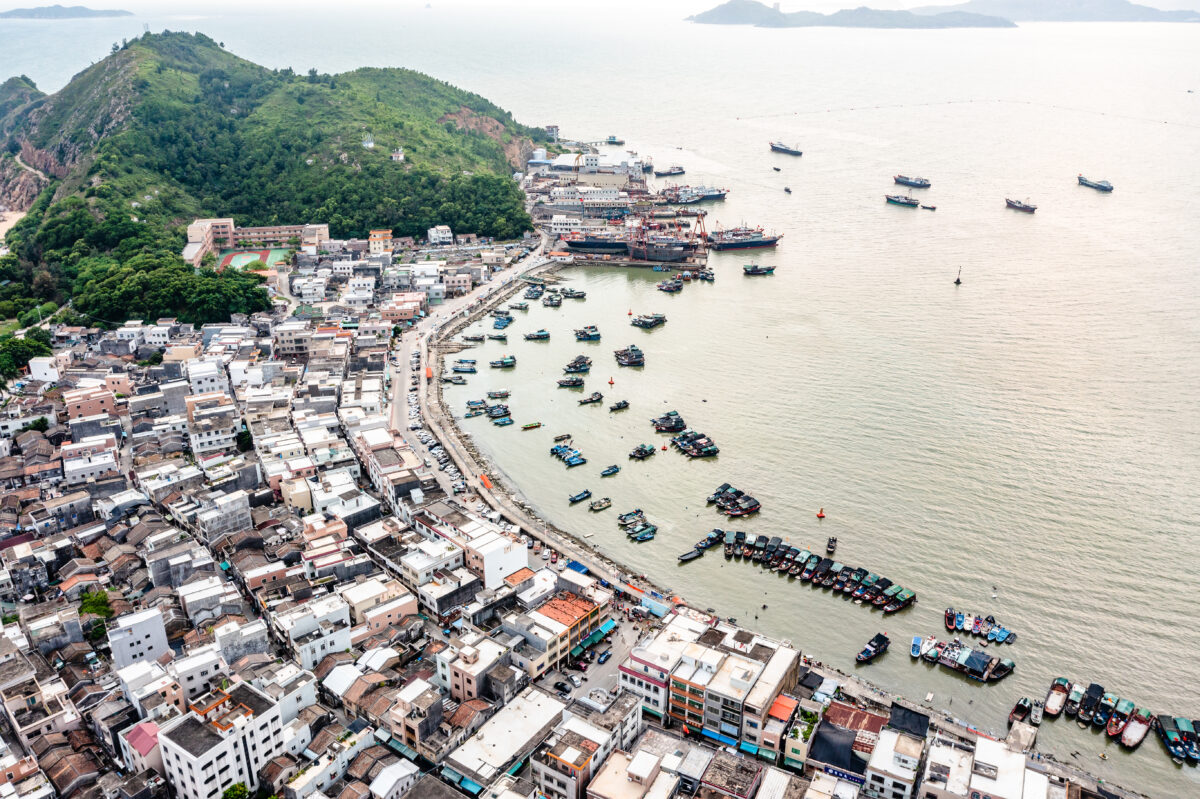 Deep Fishing Village Fishing Port, Magong Town, Shanwei City, Guangdong Province, China