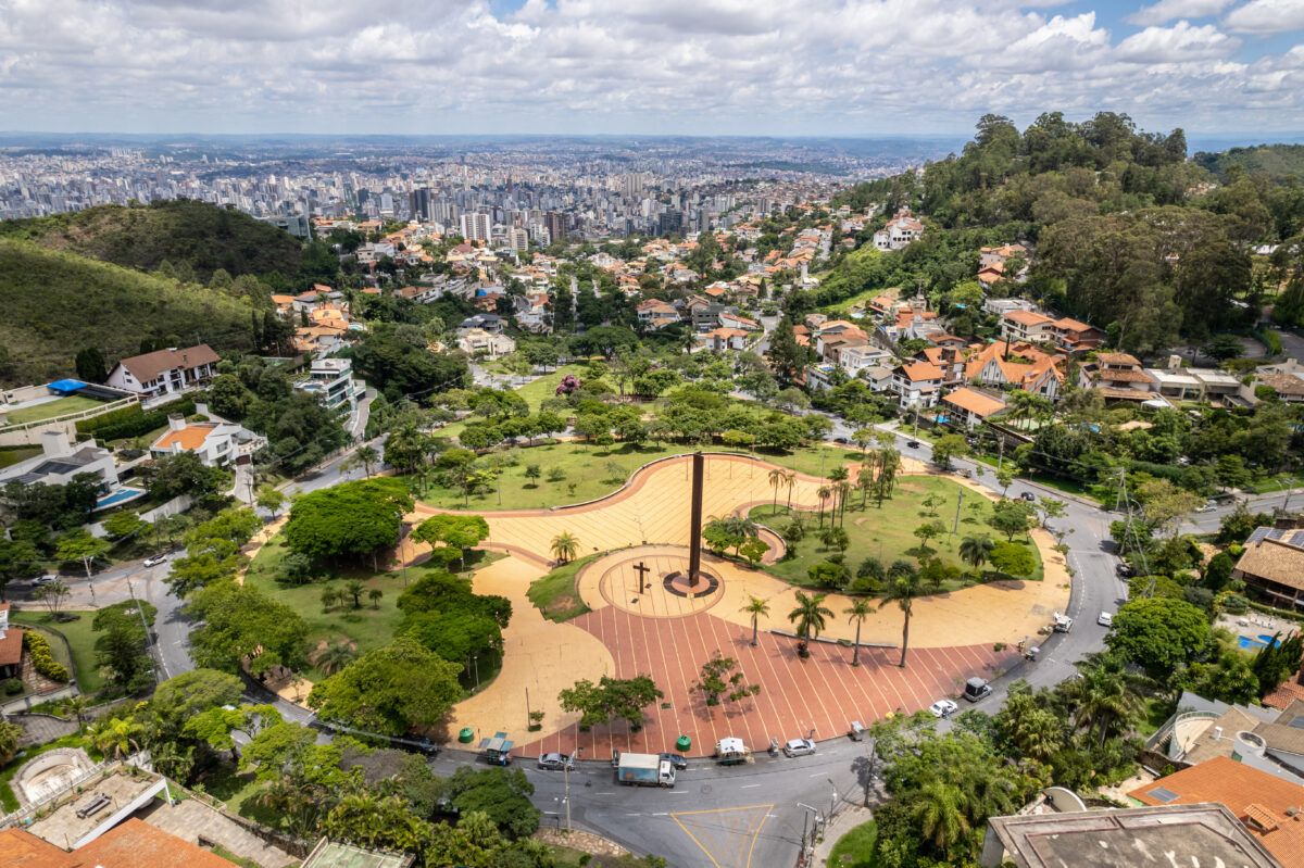 "Praça do Papa" in Belo Horizonte, in Minas Gerais, Brazil.
