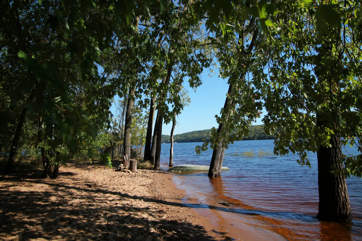 View of Afton State Park Shoreline