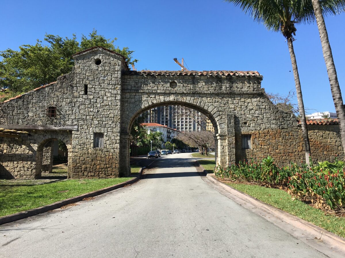 Alhambra Gate, in Coral Gables, Miami