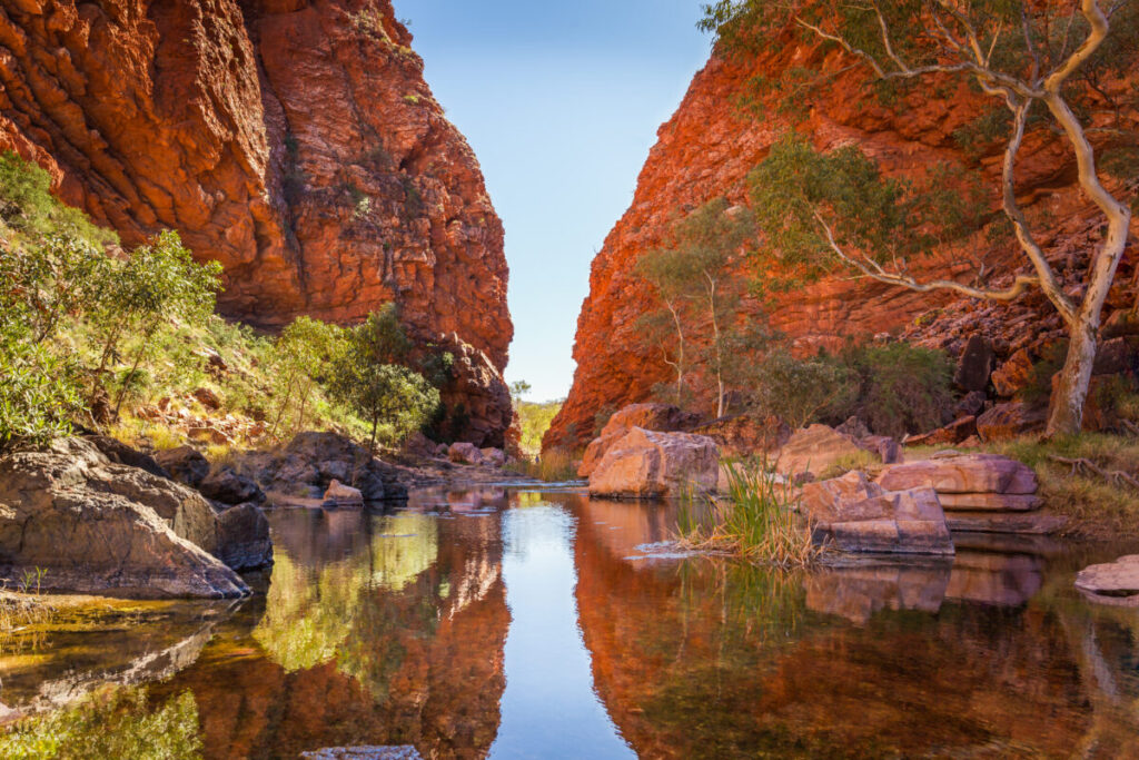 Simpson Gap, west of Alice Spings,