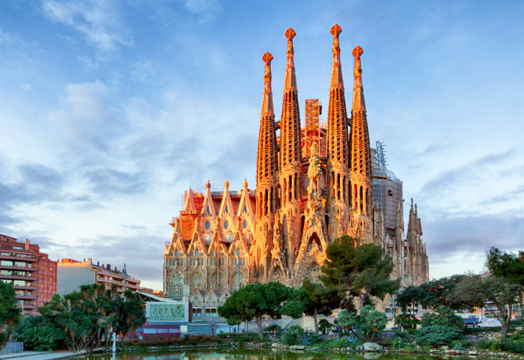 La Sagrada Familia, Barcelona, Spain.