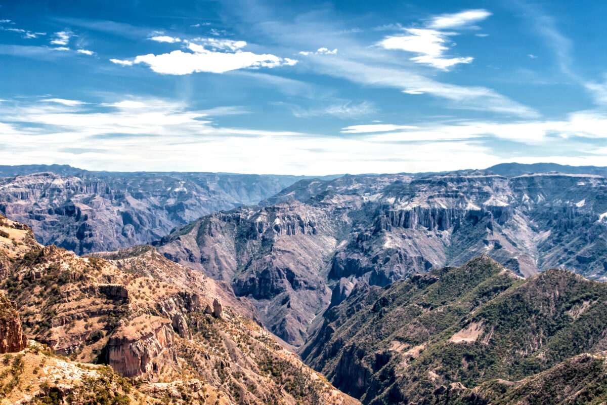 Landscape of Copper Canyon, Chihuahua, Mexico