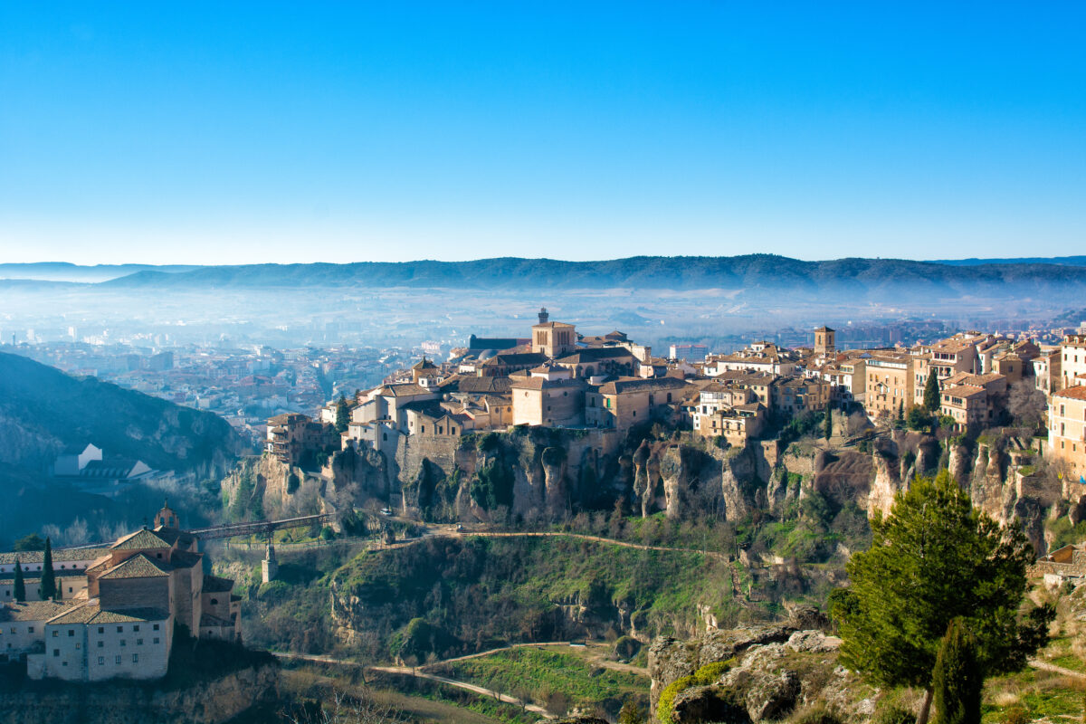 View of old town of Cuenca.