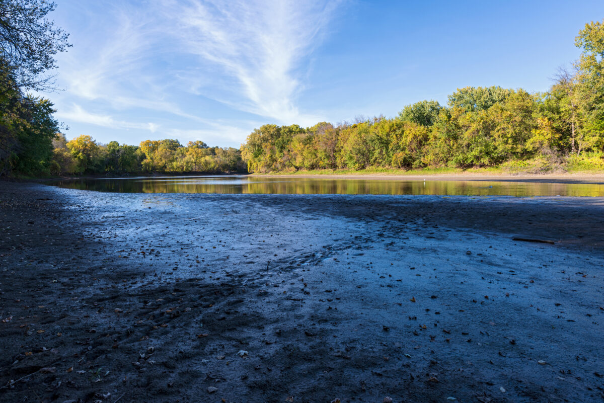 minnesota river and forest of fort snelling state park