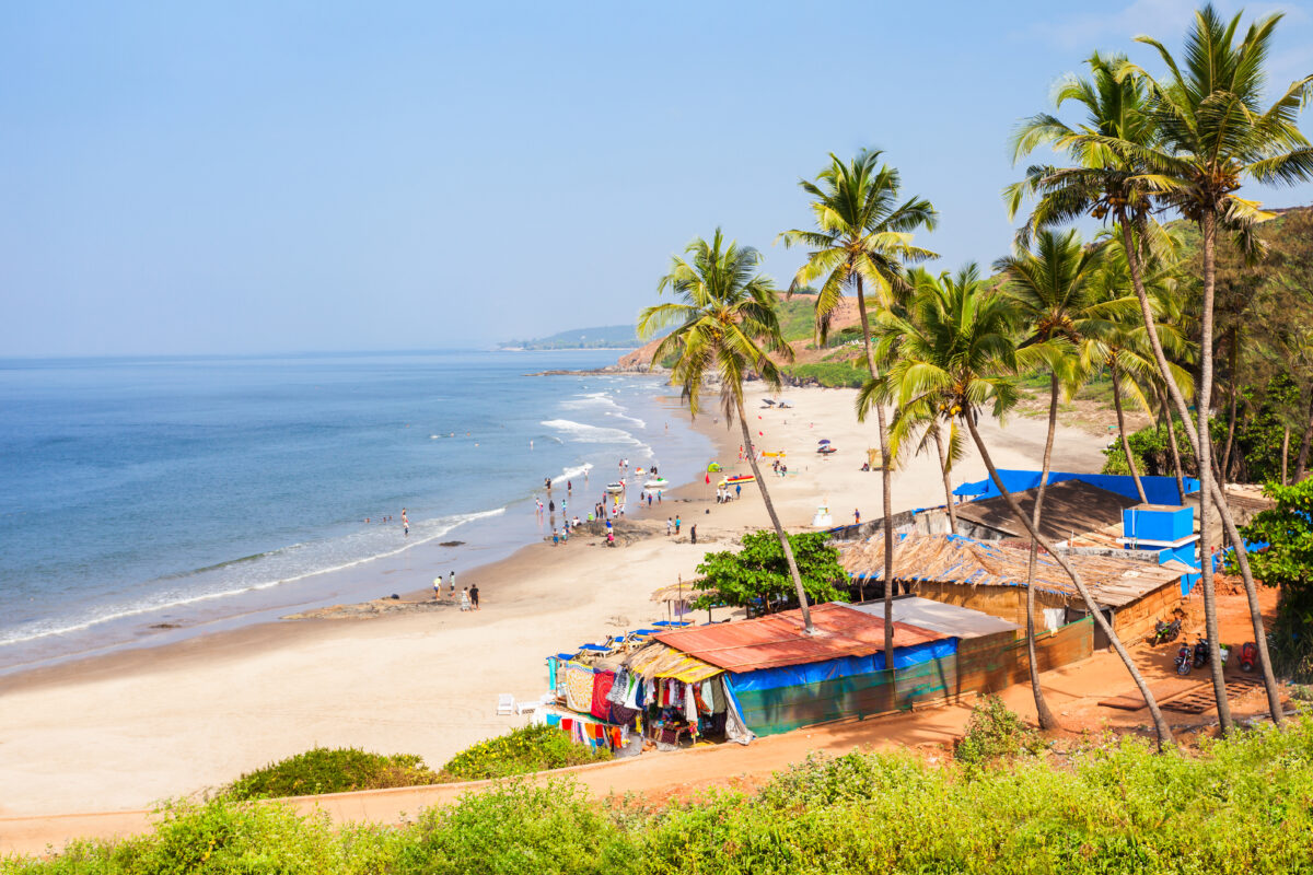 Beach in Goa, India