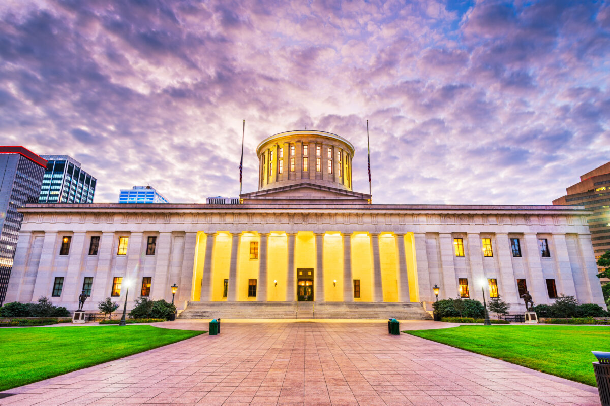 Ohio State House at Dawn