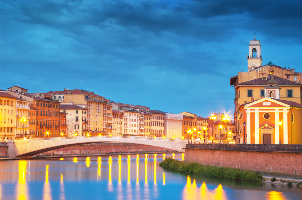 River Arno in Pisa, Italy
