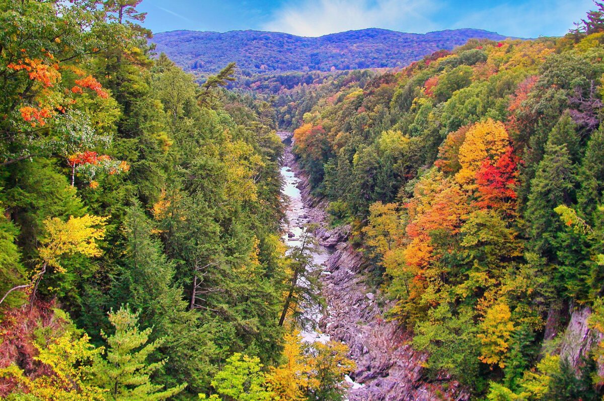Quechee Gorge in the Fall
