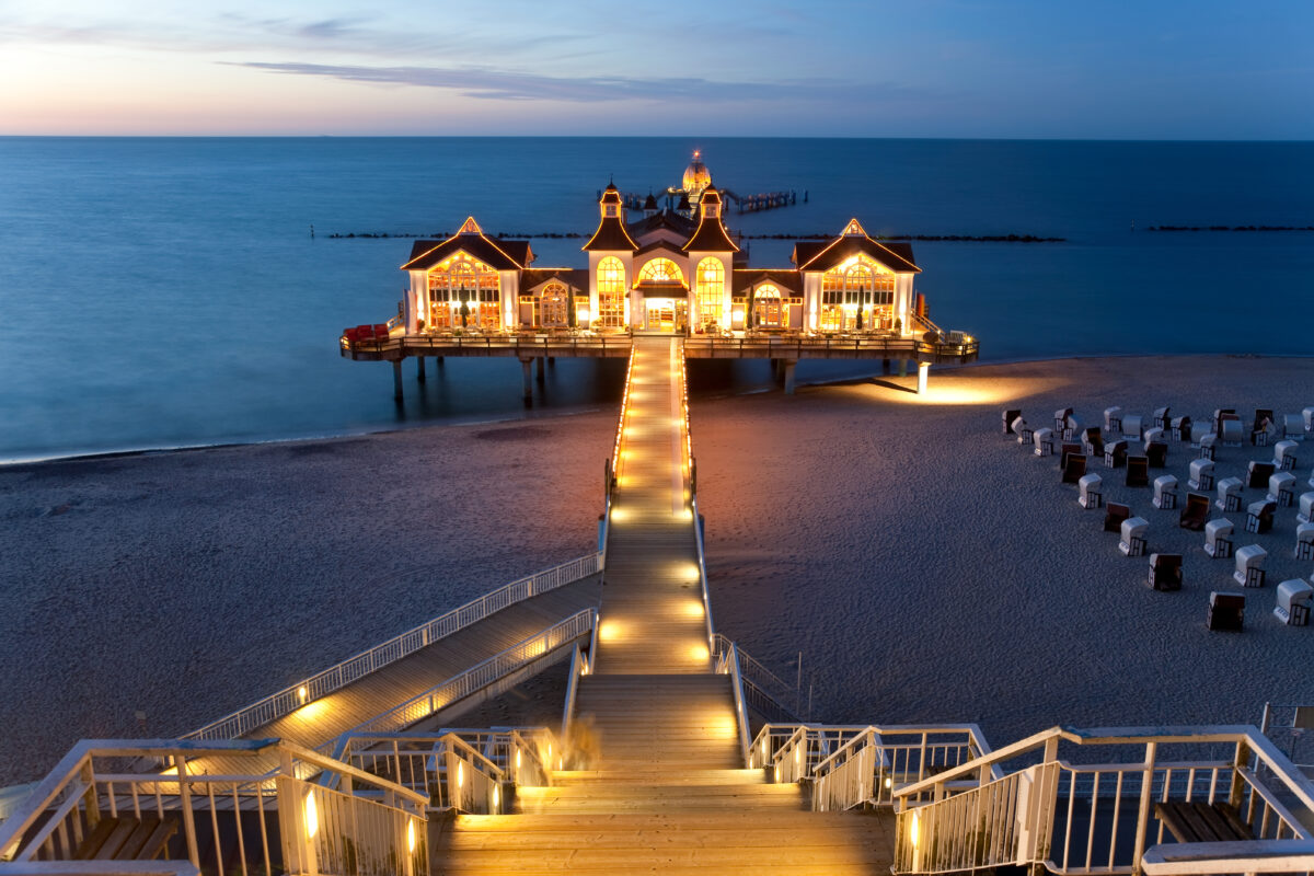 A seaside resort in Rugen Island, Germany