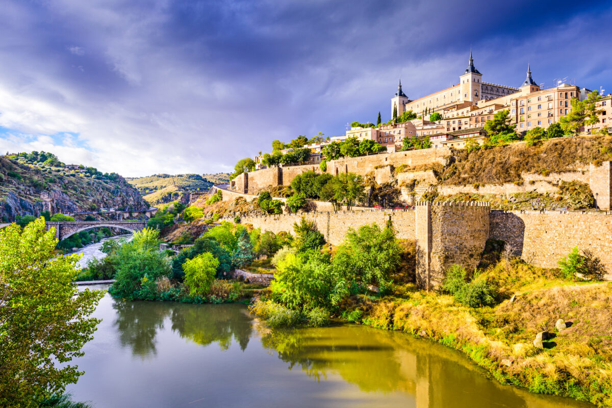 Toledo, Spain old town skyline