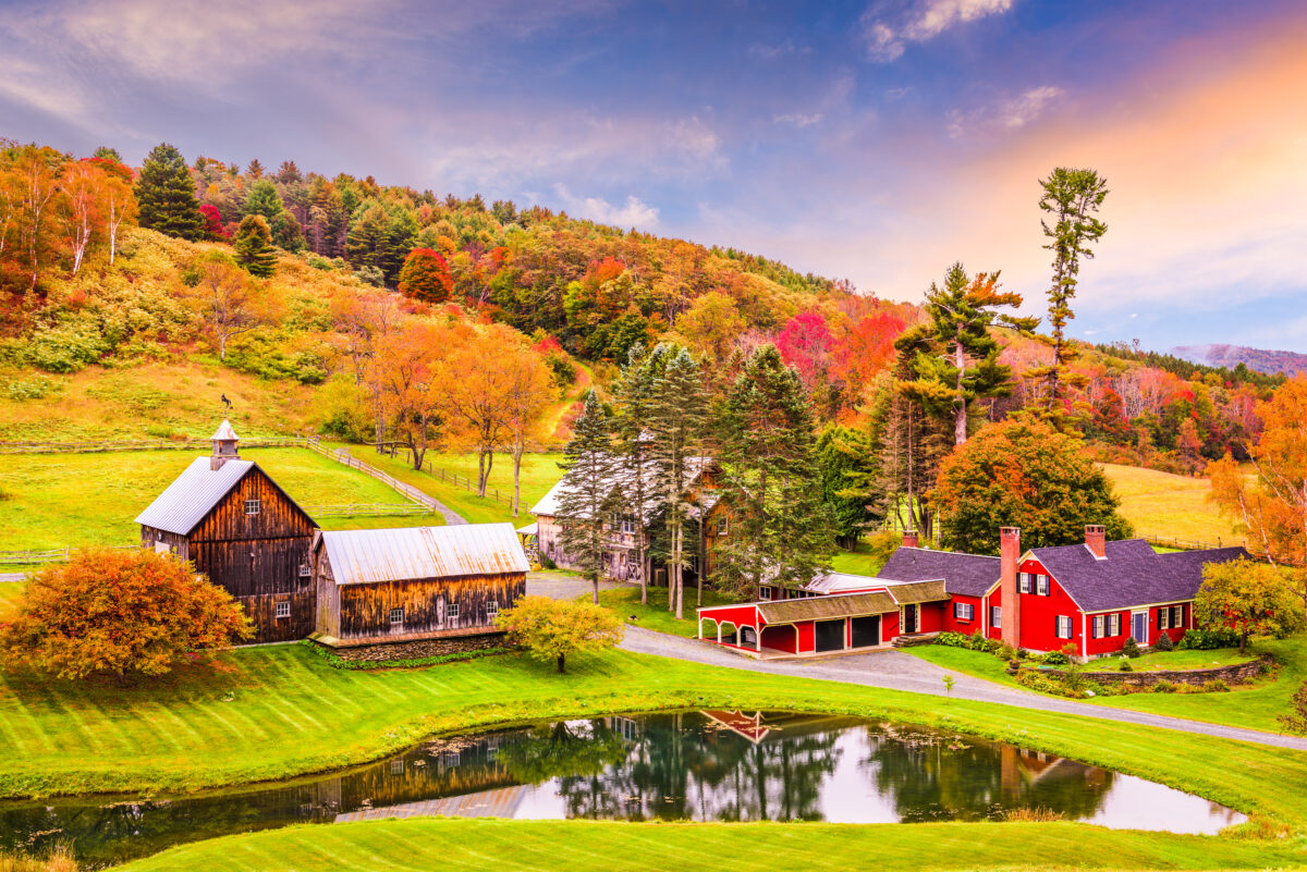 Rural Autumn Vermont | places to visit in vermont