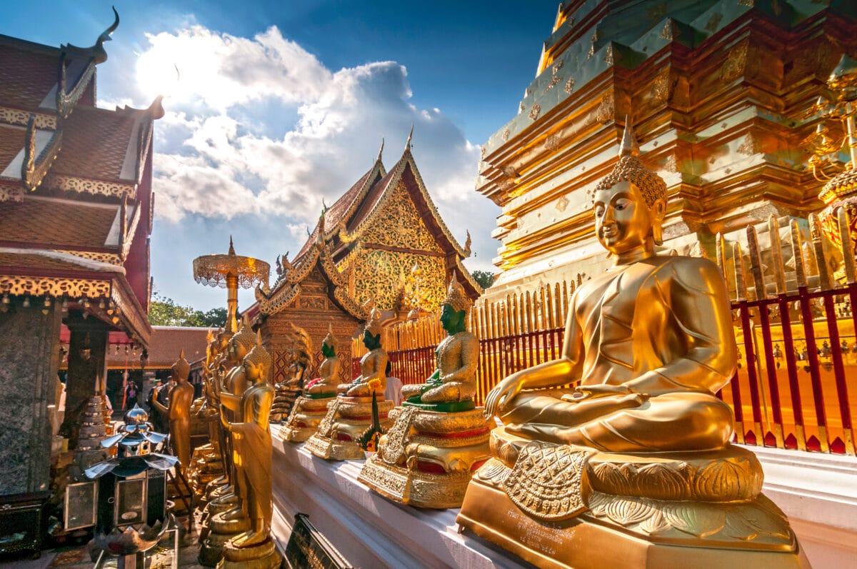 Wat Phrathat Doi Suthep Chiang Mai Thailand.