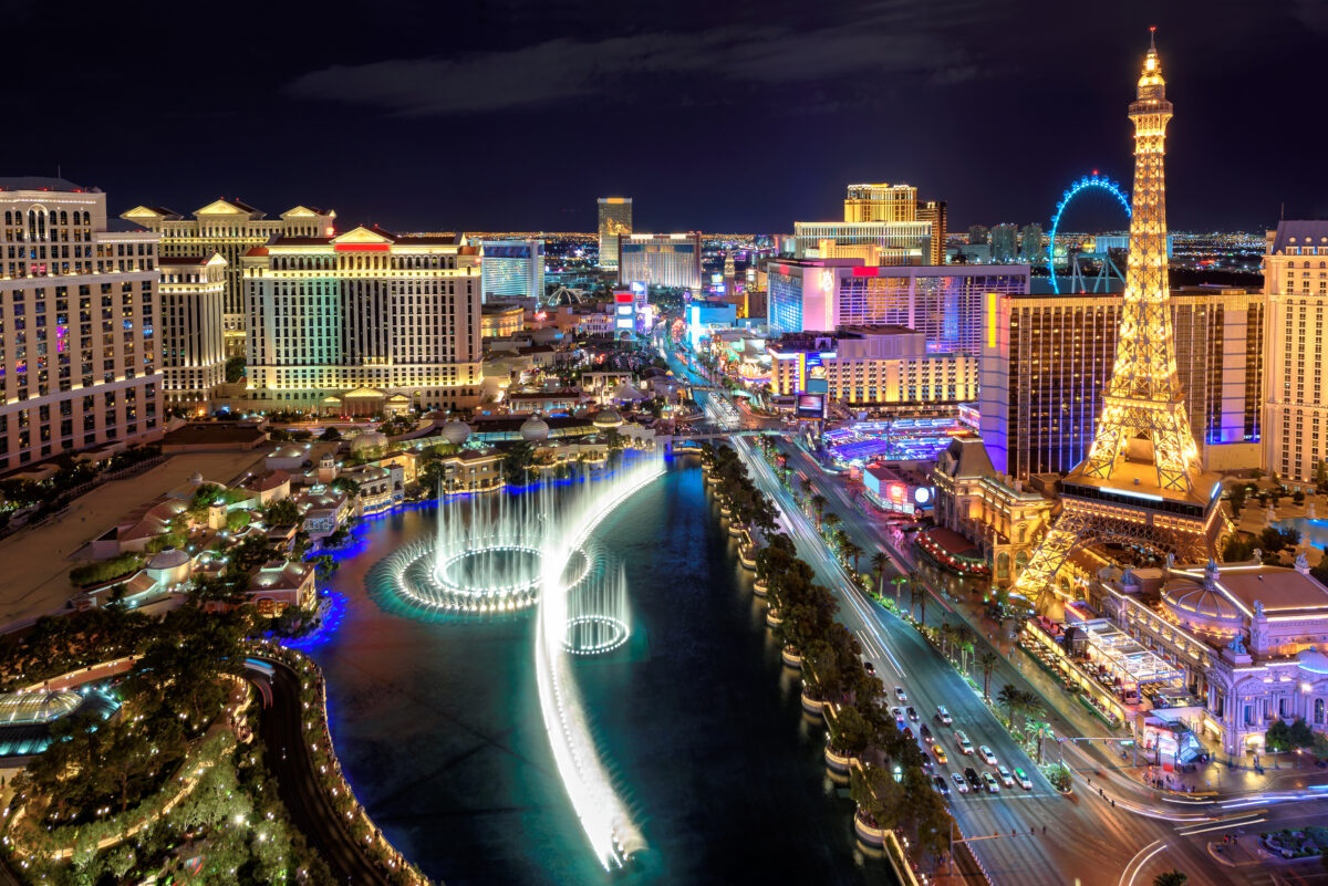 The featured image captures the iconic allure of Las Vegas.