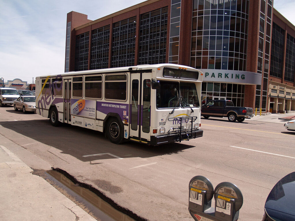 Metro transportation bus Colorado Spring