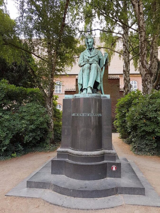 Kierkegaard monument in Gilleleje