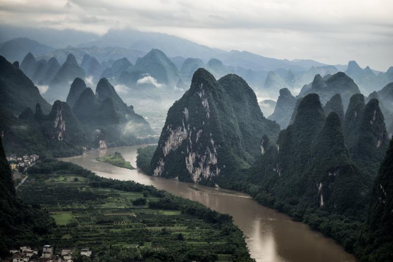 Beautiful Sichuan Li River