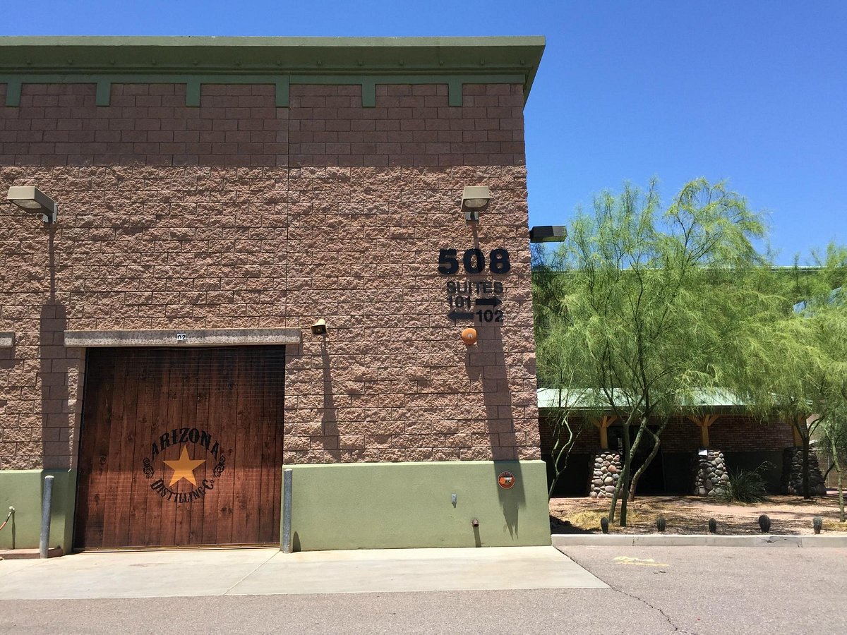 Front of Arizona Distilling Co in Arizona