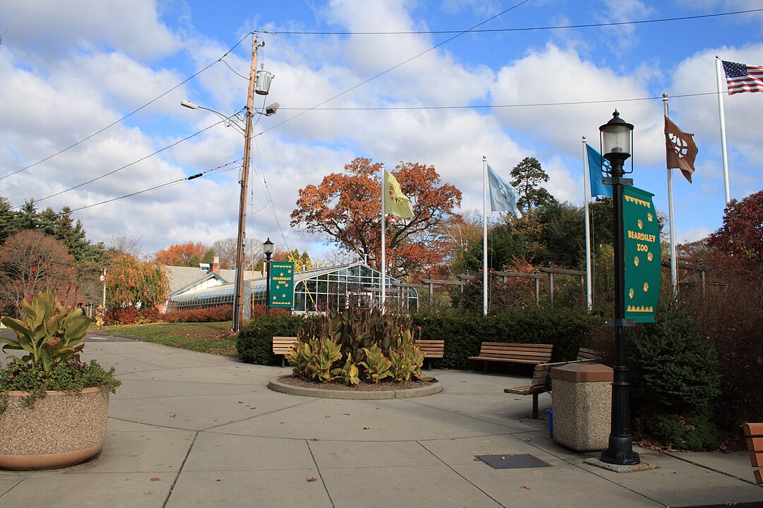 Entrance of Beardsley Zoo Bridgeport, Connecticut