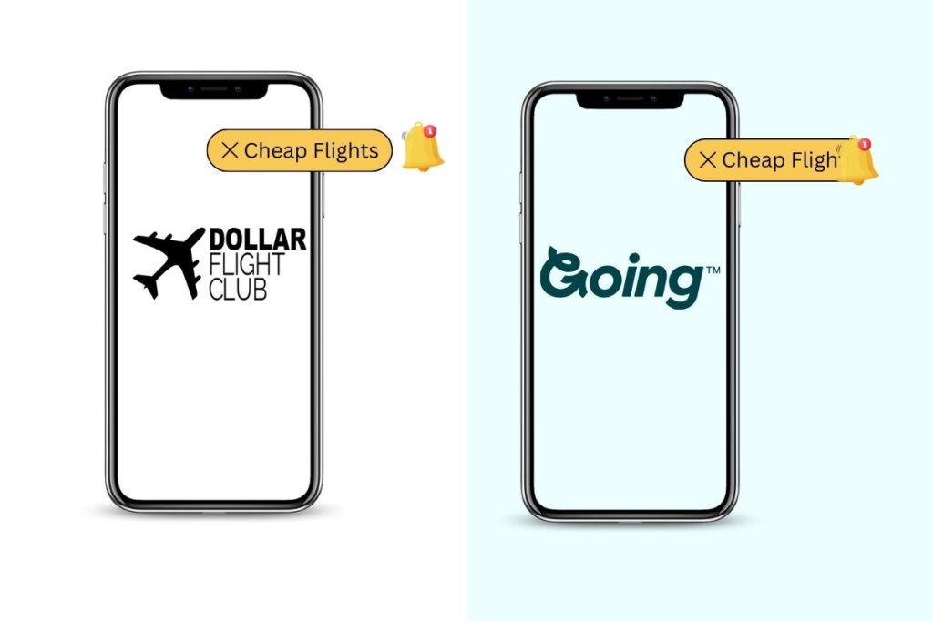 Dollar Flight Club vs Going.com Alerts and Notifications