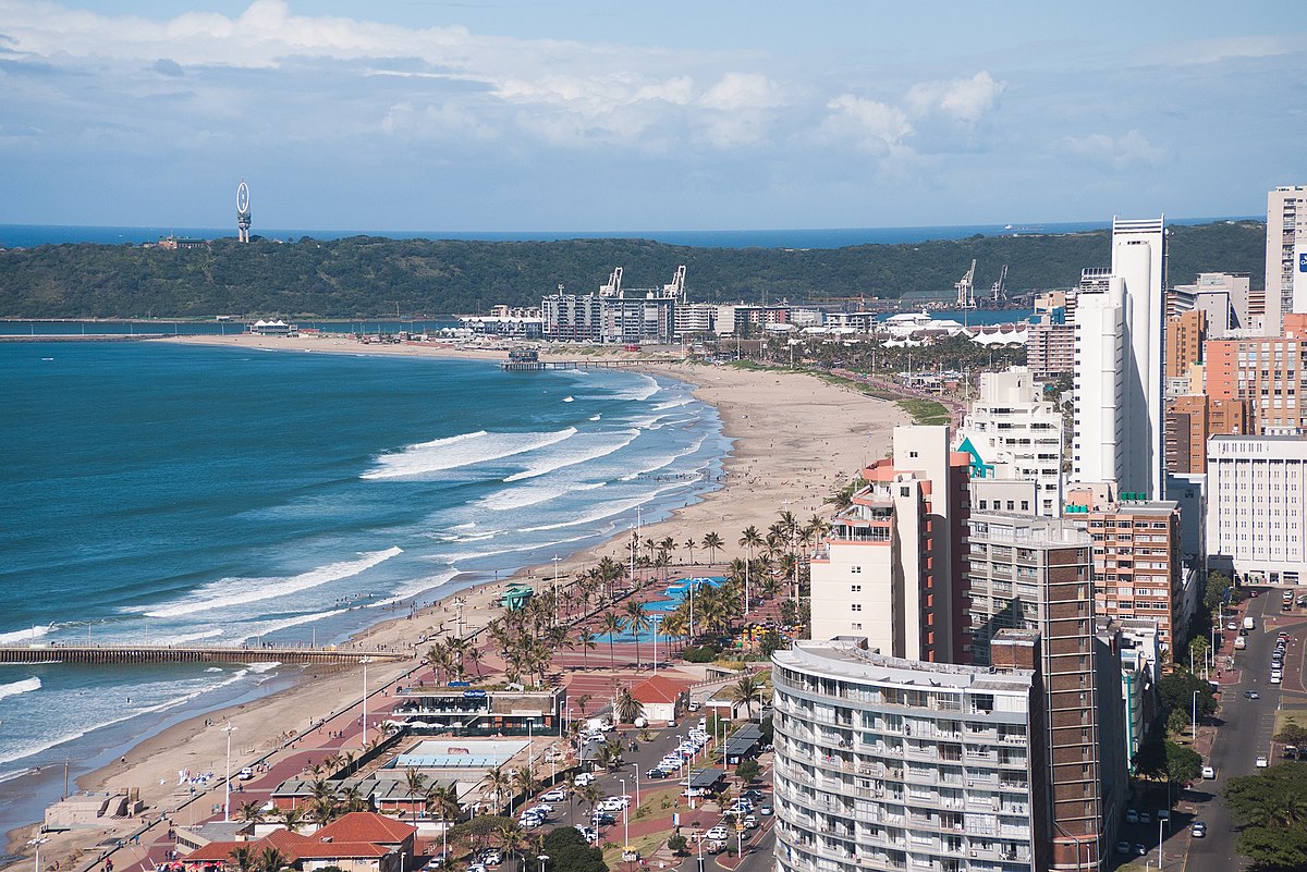 The city of Durban in South Africa.
