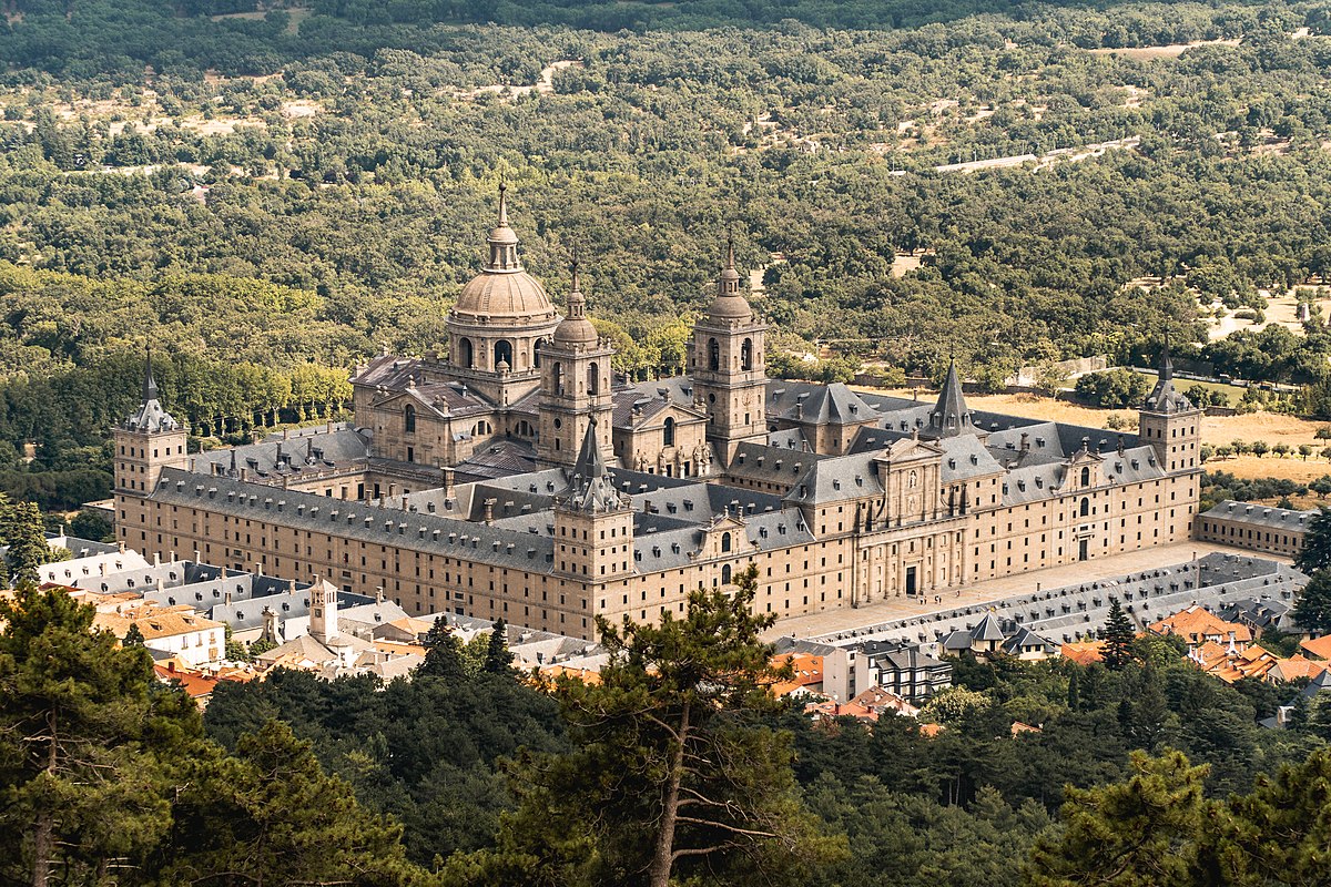 Historical residence of the King of Spain, in the town of San Lorenzo de El Escorial