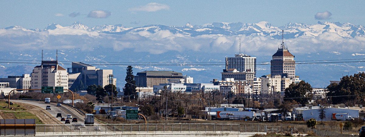 Downtown Fresno Skyline 