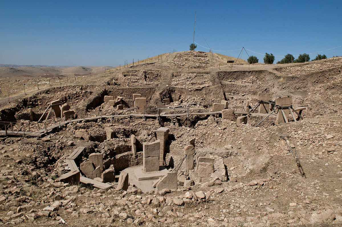 Excavation point of Göbekli Tepe